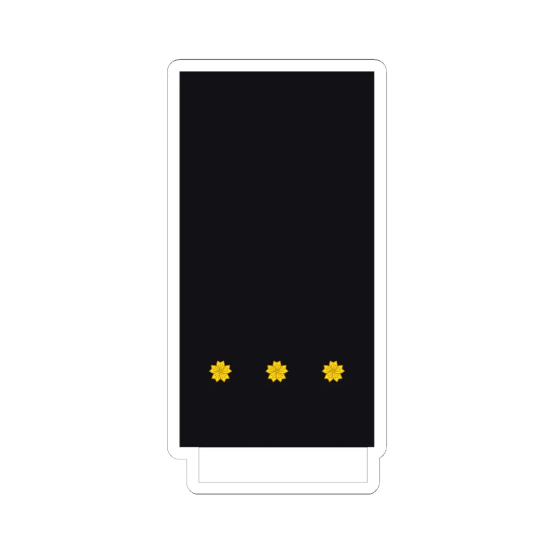 Imperial Japan Navy OF 1a sleeve 1942 (Japan) (Military Rank) STICKER Vinyl Kiss-Cut Decal 6 Inch White - The Sticker Space