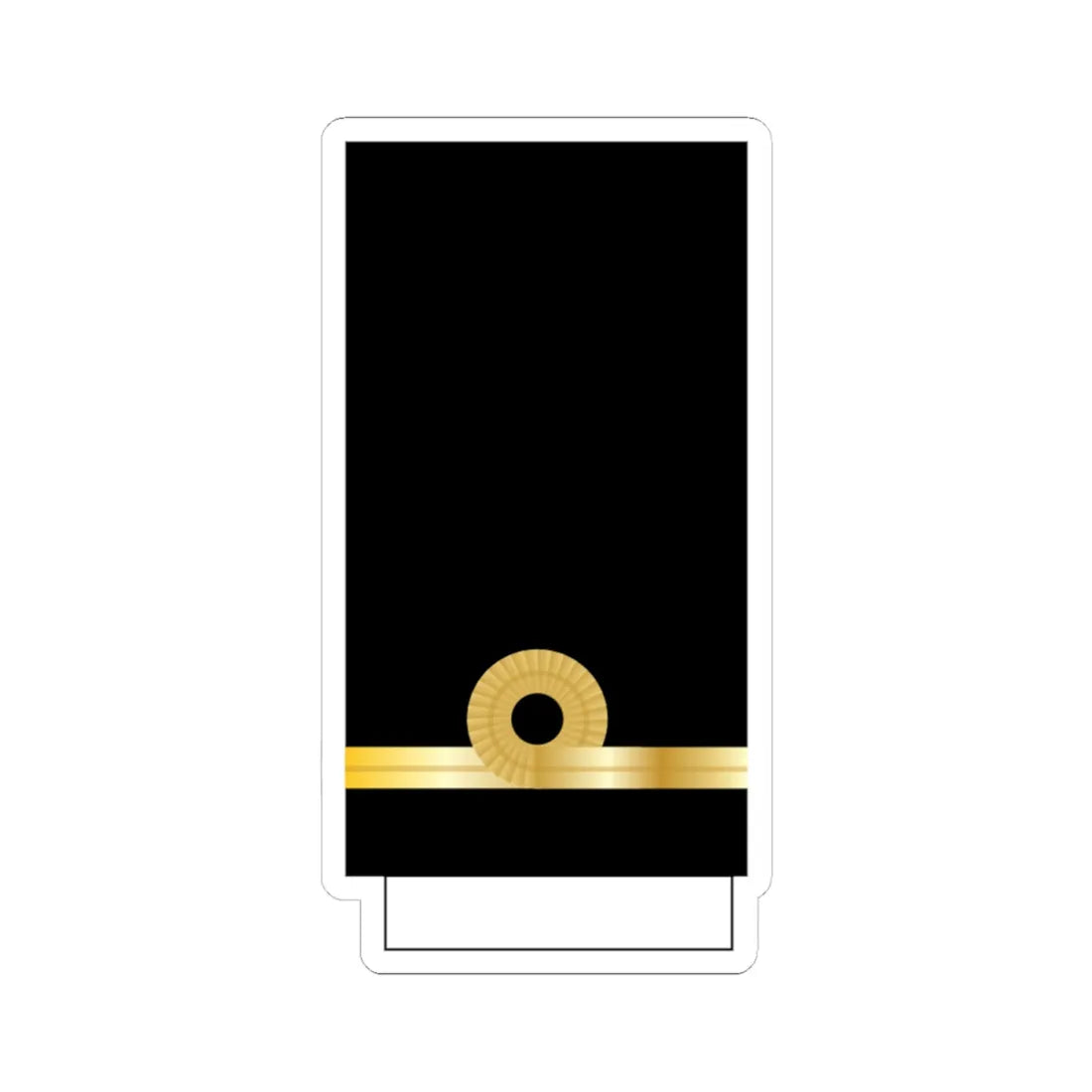 Imperial Japan Navy OF 1a sleeve (Japan) (Military Rank) STICKER Vinyl Kiss-Cut Decal 4 Inch White - The Sticker Space