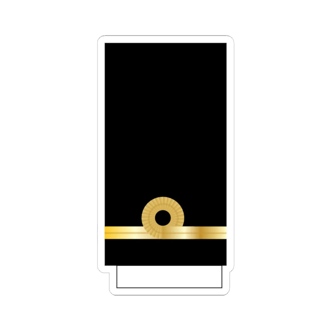 Imperial Japan Navy OF 1a sleeve (Japan) (Military Rank) STICKER Vinyl Kiss-Cut Decal 6 Inch White - The Sticker Space