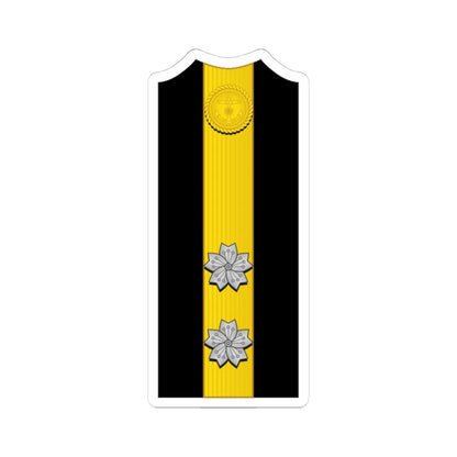 Imperial Japan Navy OF 1b shoulder (Japan) (Military Rank) STICKER Vinyl Kiss-Cut Decal 4 Inch White - The Sticker Space