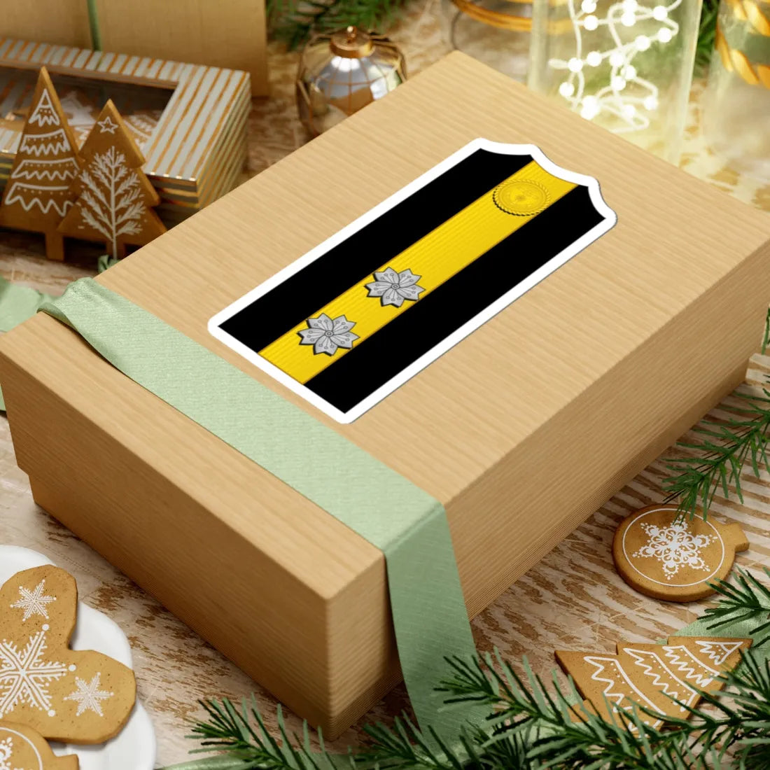 Imperial Japan Navy OF 1b shoulder (Japan) (Military Rank) STICKER Vinyl Kiss-Cut Decal - The Sticker Space