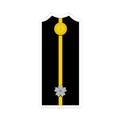Imperial Japan Navy OF 1b shoulder Special officer (Japan) (Military Rank) STICKER Vinyl Kiss-Cut Decal 4 Inch White - The Sticker Space