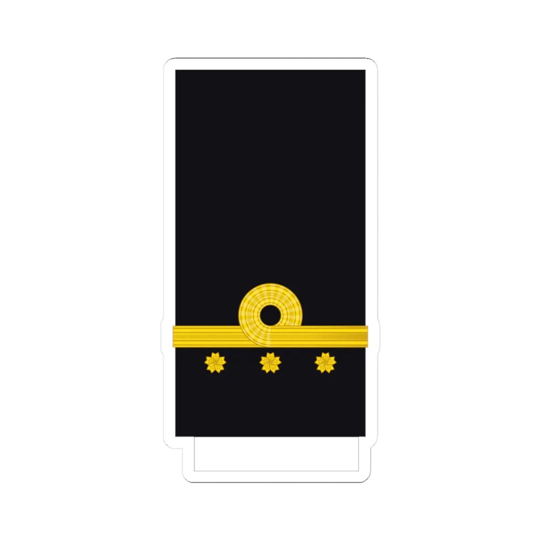 Imperial Japan Navy OF 1b sleeve 1942 (Japan) (Military Rank) STICKER Vinyl Kiss-Cut Decal 3 Inch White - The Sticker Space