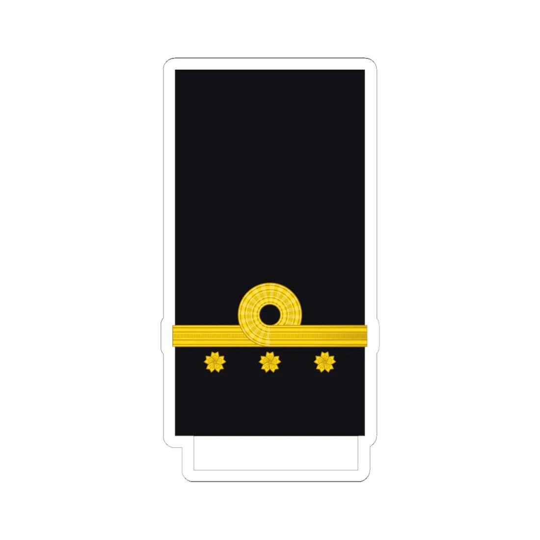 Imperial Japan Navy OF 1b sleeve 1942 (Japan) (Military Rank) STICKER Vinyl Kiss-Cut Decal 6 Inch White - The Sticker Space