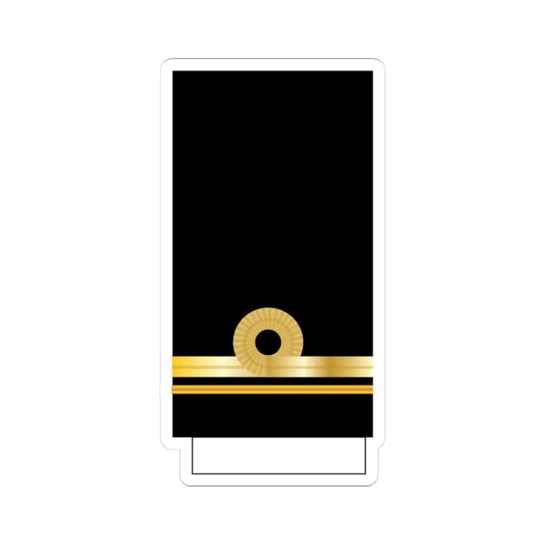 Imperial Japan Navy OF 1b sleeve (Japan) (Military Rank) STICKER Vinyl Kiss-Cut Decal 3 Inch White - The Sticker Space