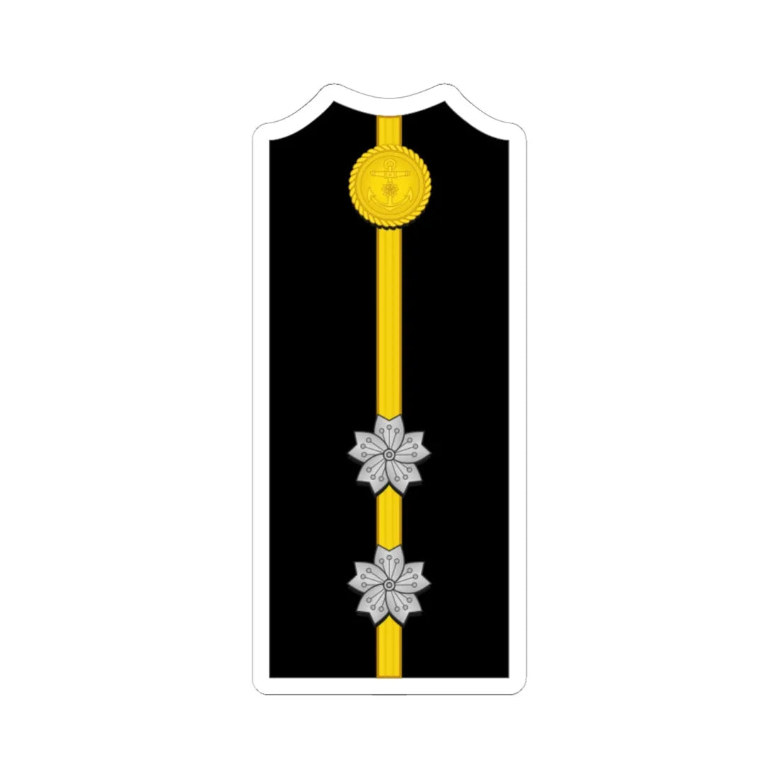 Imperial Japan Navy OF 1c shoulder Special officer (Japan) (Military Rank) STICKER Vinyl Kiss-Cut Decal - The Sticker Space