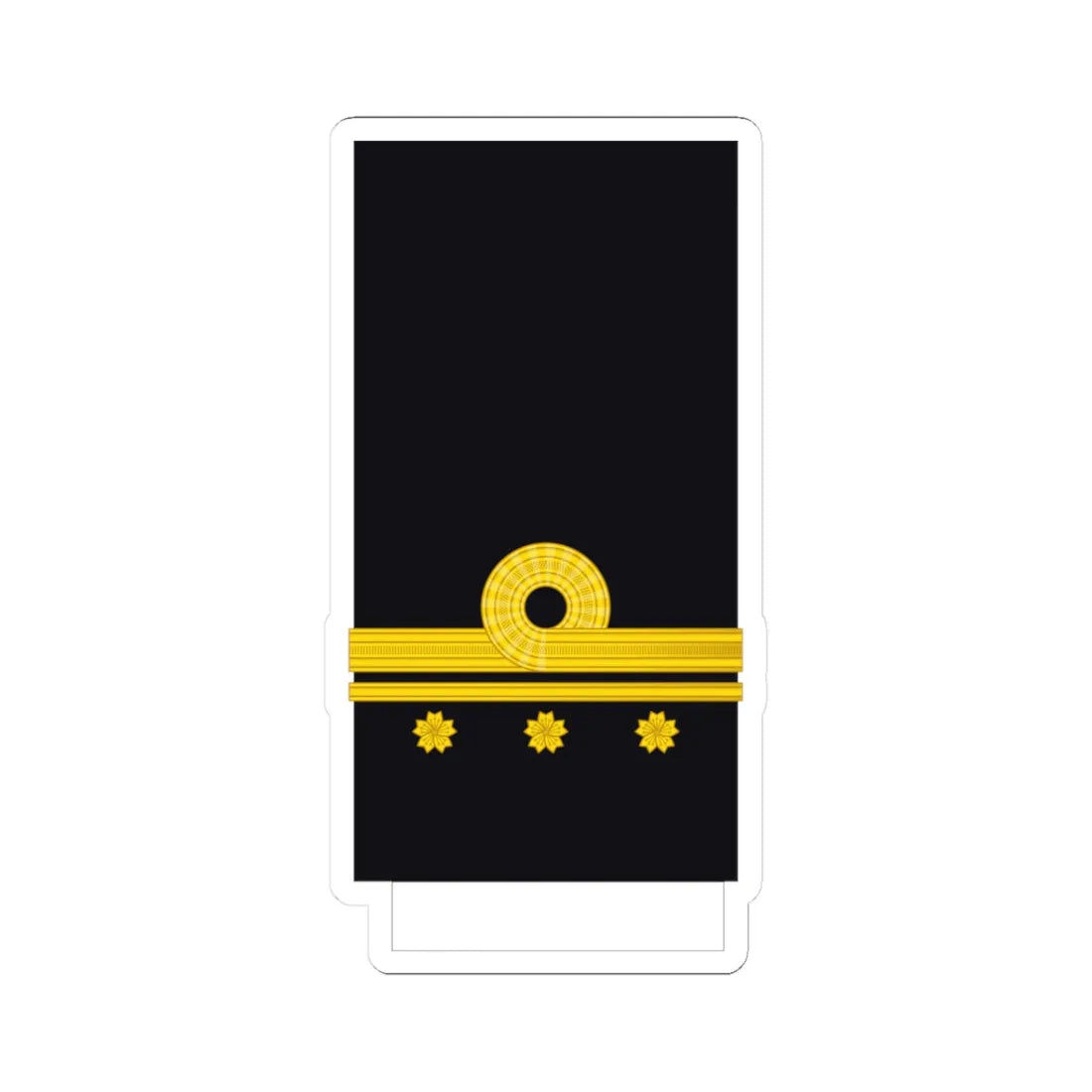 Imperial Japan Navy OF 1c sleeve 1942 (Japan) (Military Rank) STICKER Vinyl Kiss-Cut Decal 3 Inch White - The Sticker Space