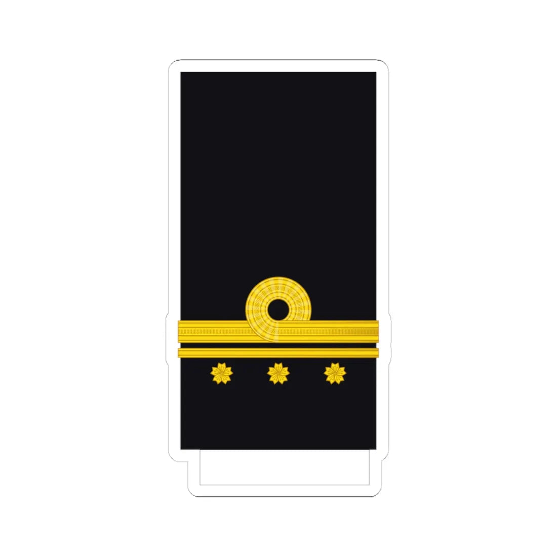 Imperial Japan Navy OF 1c sleeve 1942 (Japan) (Military Rank) STICKER Vinyl Kiss-Cut Decal 4 Inch White - The Sticker Space