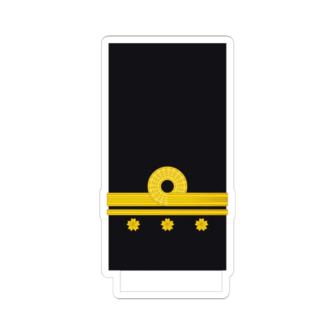 Imperial Japan Navy OF 1c sleeve 1942 (Japan) (Military Rank) STICKER Vinyl Kiss-Cut Decal 6 Inch White - The Sticker Space