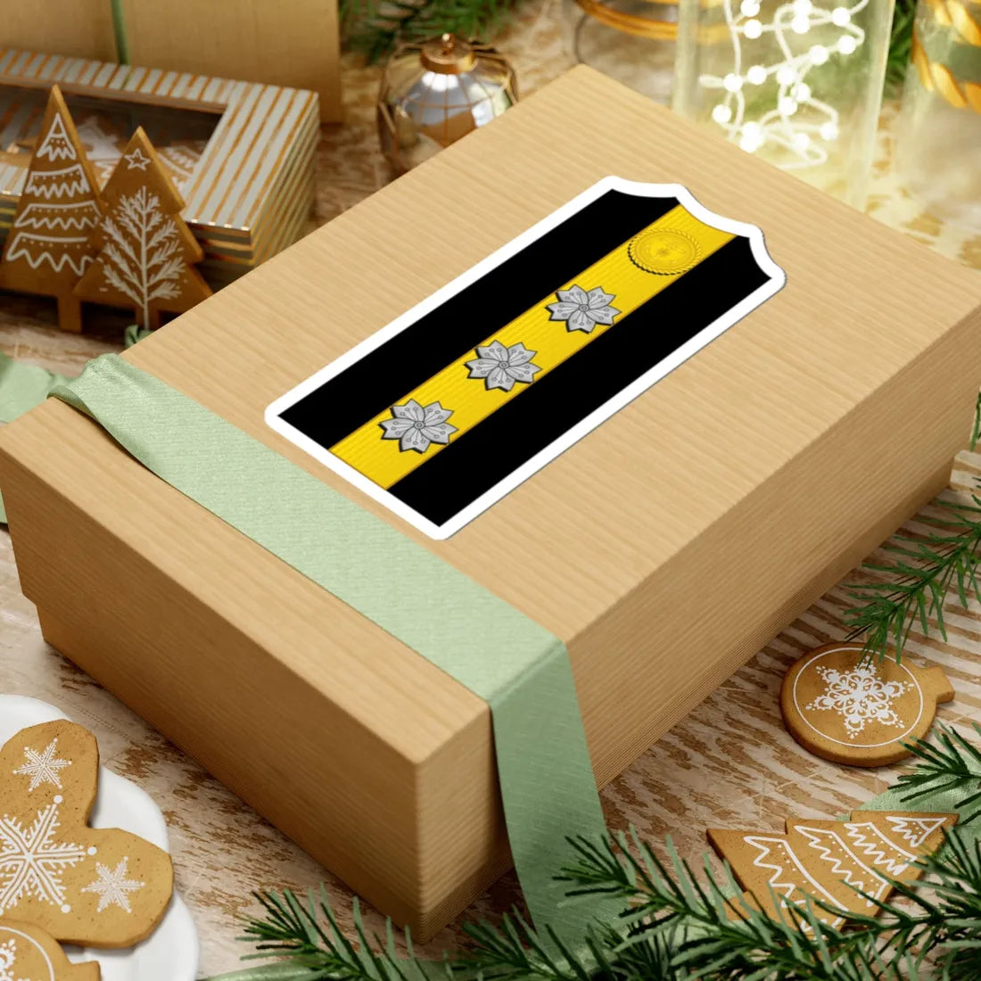 Imperial Japan Navy OF 2 shoulder (Japan) (Military Rank) STICKER Vinyl Kiss-Cut Decal - The Sticker Space