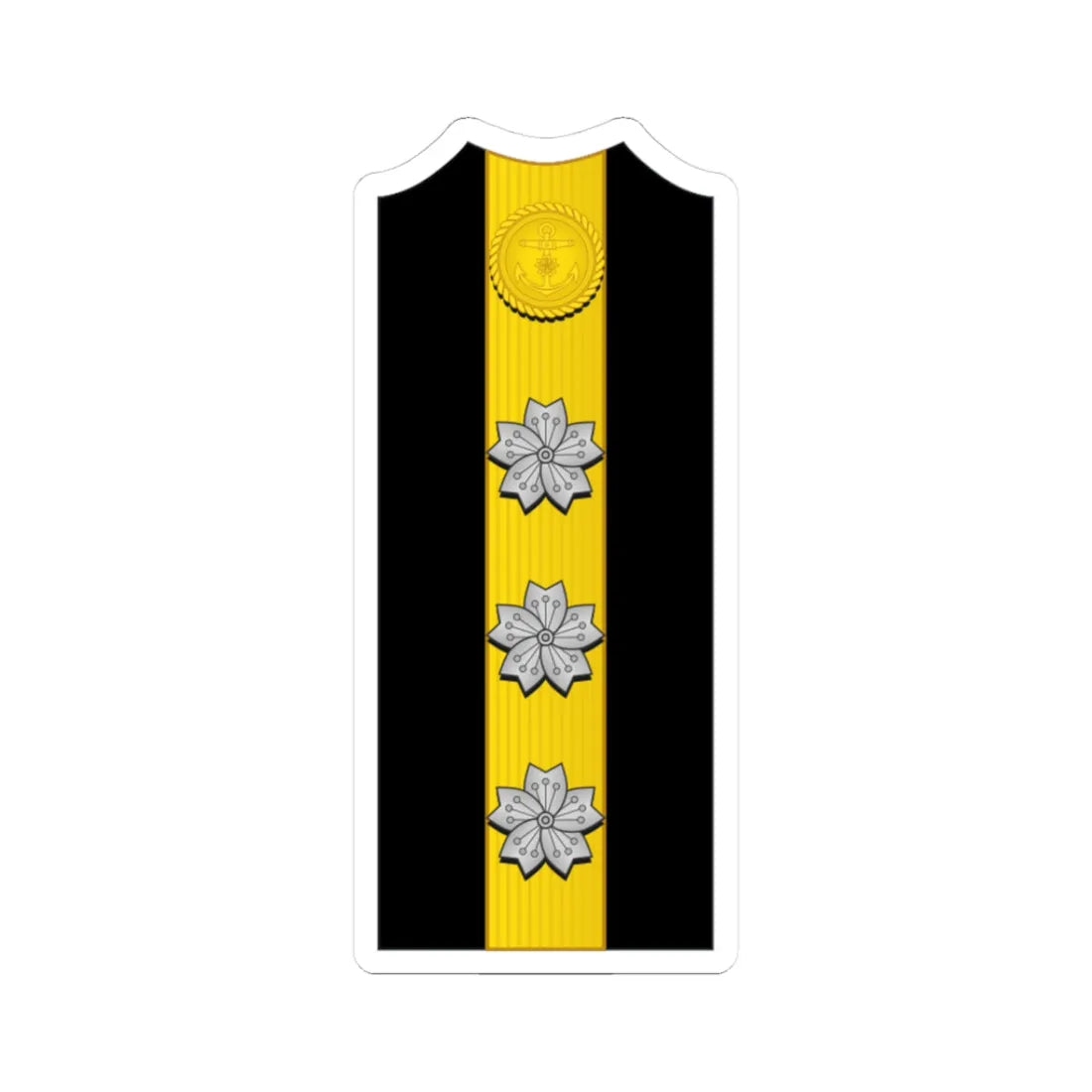 Imperial Japan Navy OF 2 shoulder (Japan) (Military Rank) STICKER Vinyl Kiss-Cut Decal - The Sticker Space