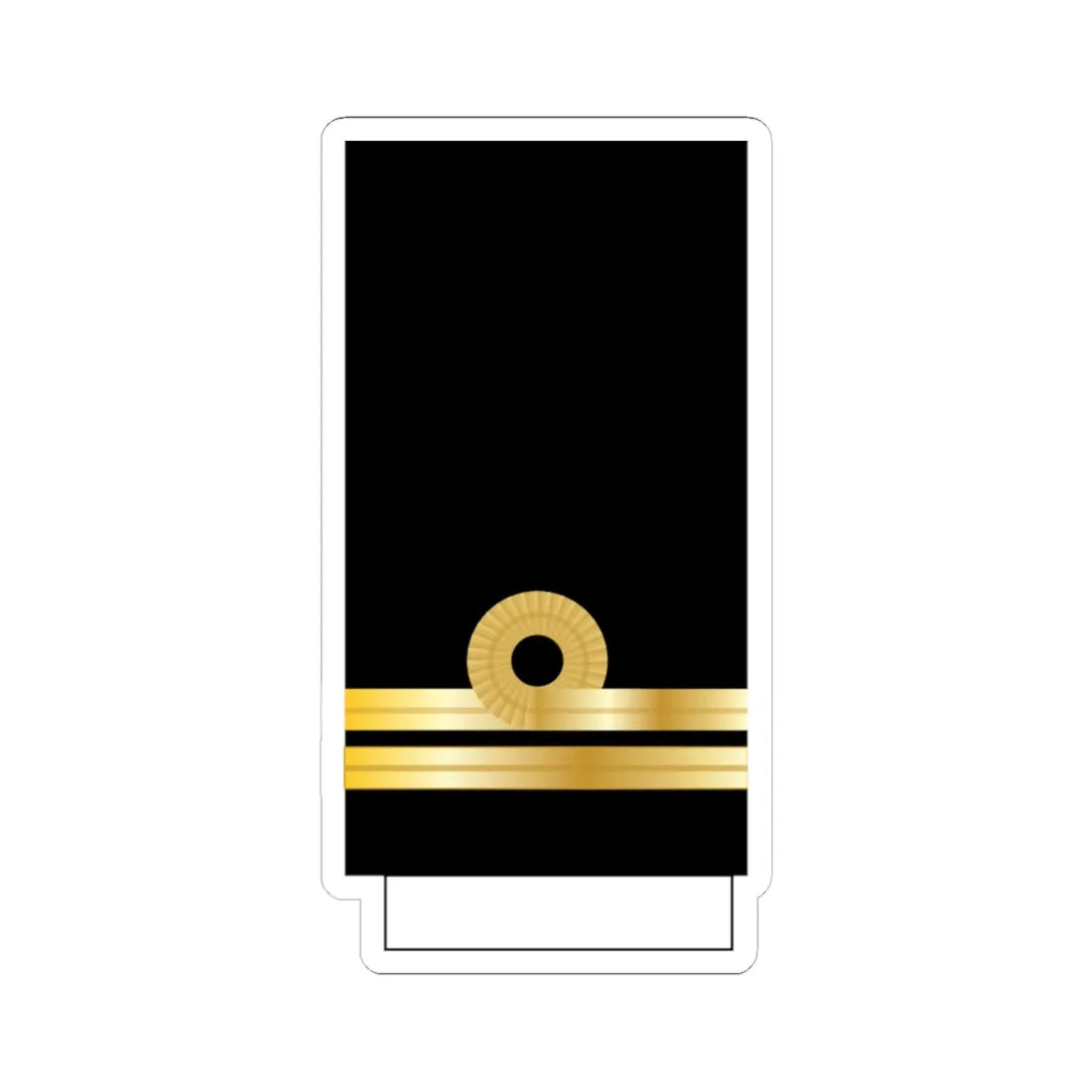 Imperial Japan Navy OF 2 sleeve (Japan) (Military Rank) STICKER Vinyl Kiss-Cut Decal 6 Inch White - The Sticker Space