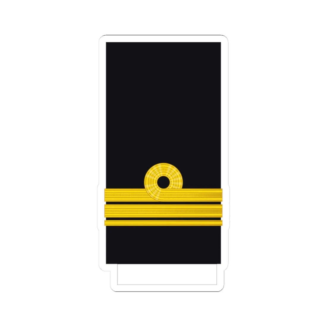 Imperial Japan Navy OF 3 sleeve (Japan) (Military Rank) STICKER Vinyl Kiss-Cut Decal 3 Inch White - The Sticker Space