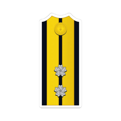 Imperial Japan Navy OF 4 shoulder (Japan) (Military Rank) STICKER Vinyl Kiss-Cut Decal 4 Inch White - The Sticker Space