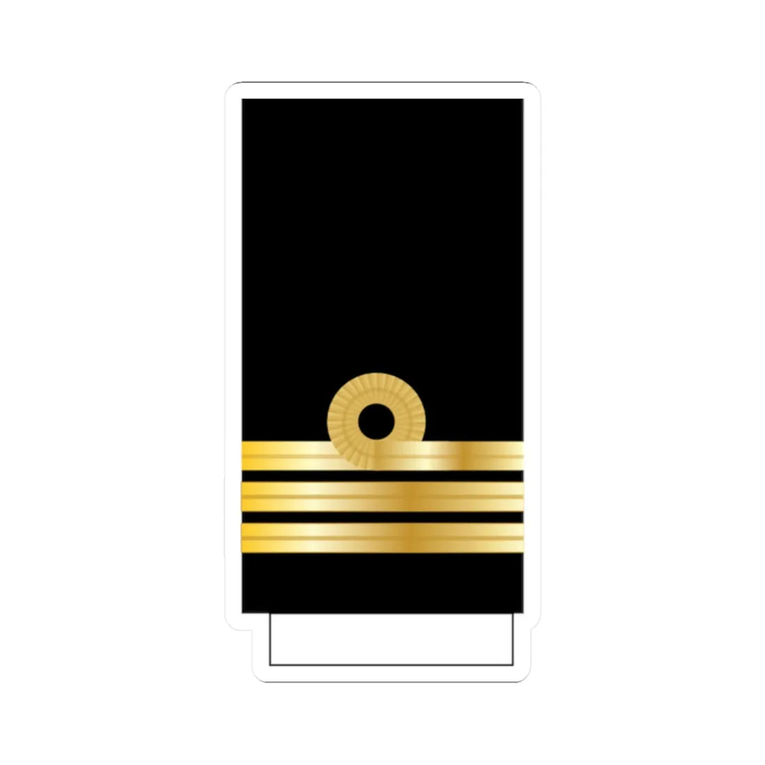 Imperial Japan Navy OF 4 sleeve (Japan) (Military Rank) STICKER Vinyl Kiss-Cut Decal 2 Inch White - The Sticker Space