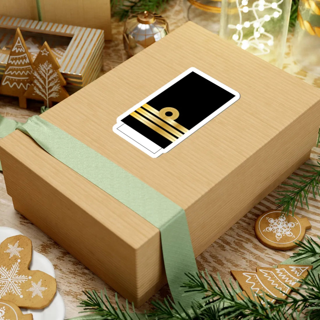 Imperial Japan Navy OF 4 sleeve (Japan) (Military Rank) STICKER Vinyl Kiss-Cut Decal - The Sticker Space