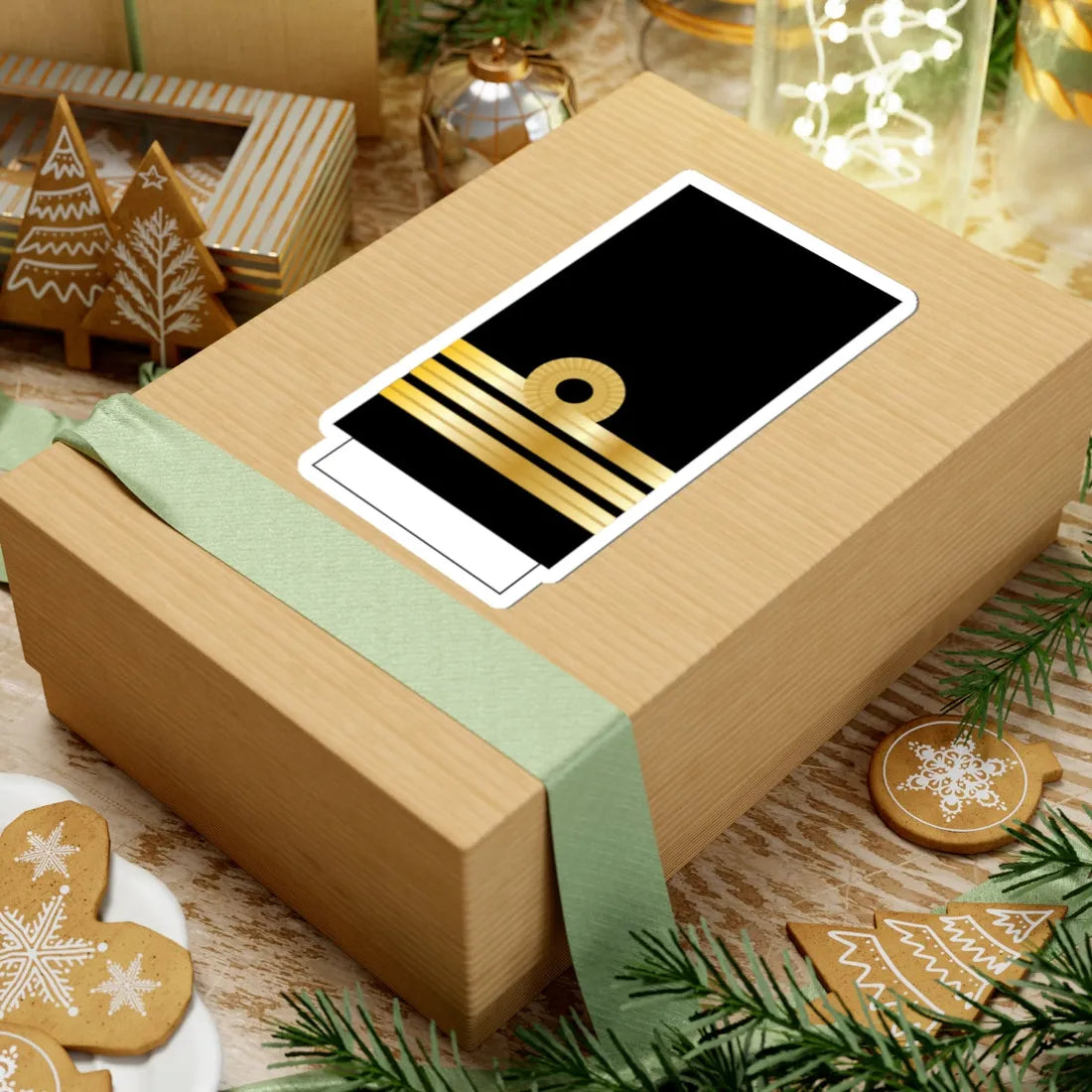 Imperial Japan Navy OF 4 sleeve (Japan) (Military Rank) STICKER Vinyl Kiss-Cut Decal - The Sticker Space