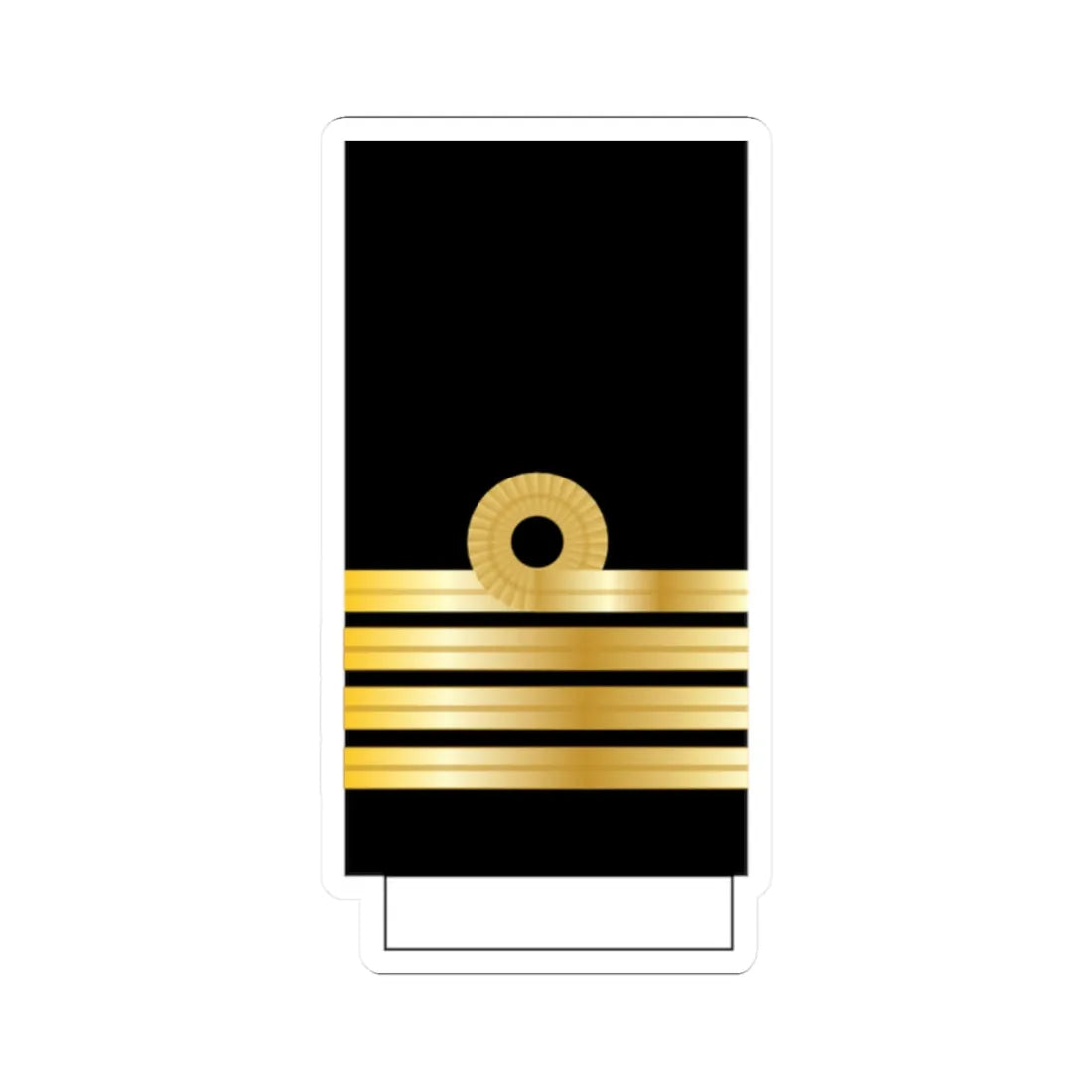 Imperial Japan Navy OF 5 sleeve (Japan) (Military Rank) STICKER Vinyl Kiss-Cut Decal 2 Inch White - The Sticker Space