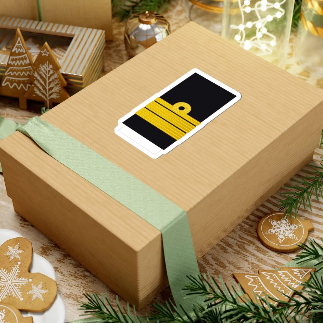 Imperial Japan Navy OF 7 sleeve (Japan) (Military Rank) STICKER Vinyl Kiss-Cut Decal - The Sticker Space