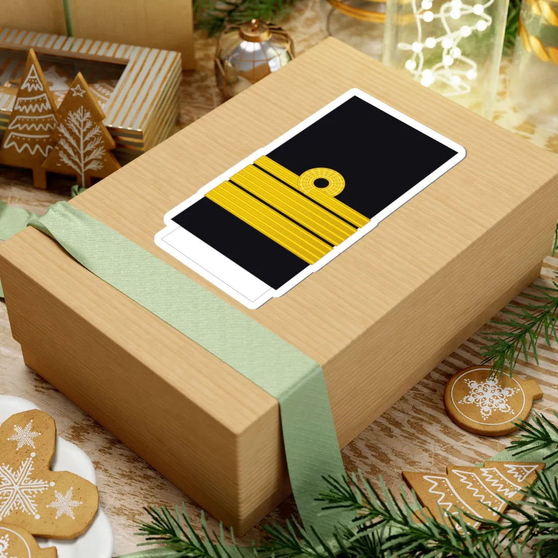 Imperial Japan Navy OF 7 sleeve (Japan) (Military Rank) STICKER Vinyl Kiss-Cut Decal - The Sticker Space