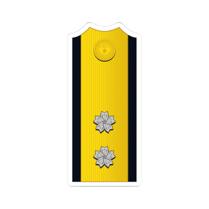 Imperial Japan Navy OF 8 shoulder (Japan) (Military Rank) STICKER Vinyl Kiss-Cut Decal 3 Inch White - The Sticker Space