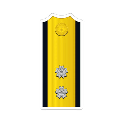 Imperial Japan Navy OF 8 shoulder (Japan) (Military Rank) STICKER Vinyl Kiss-Cut Decal 4 Inch White - The Sticker Space