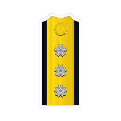 Imperial Japan Navy OF 9 shoulder (Japan) (Military Rank) STICKER Vinyl Kiss-Cut Decal 4 Inch White - The Sticker Space