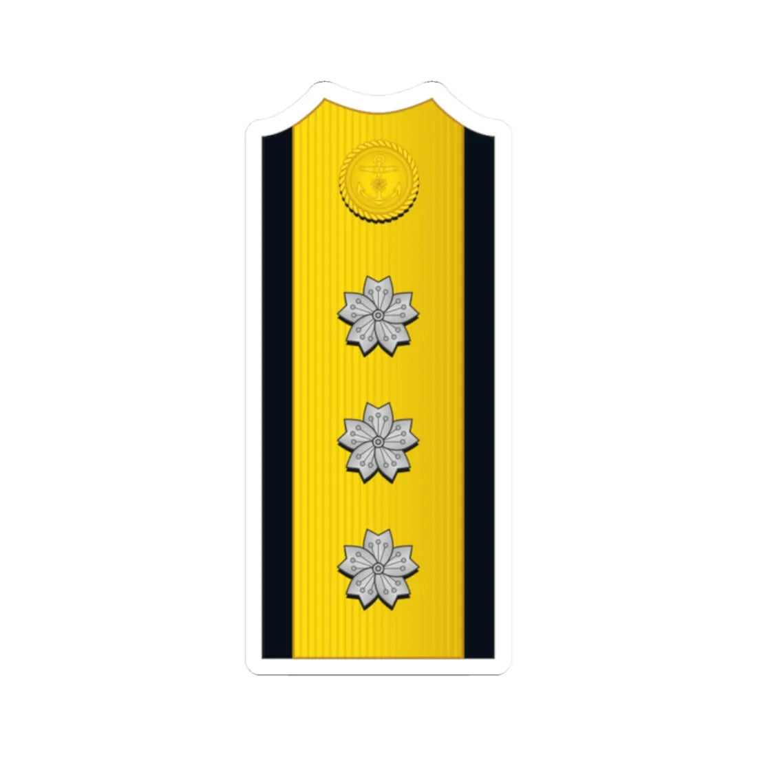 Imperial Japan Navy OF 9 shoulder (Japan) (Military Rank) STICKER Vinyl Kiss-Cut Decal - The Sticker Space