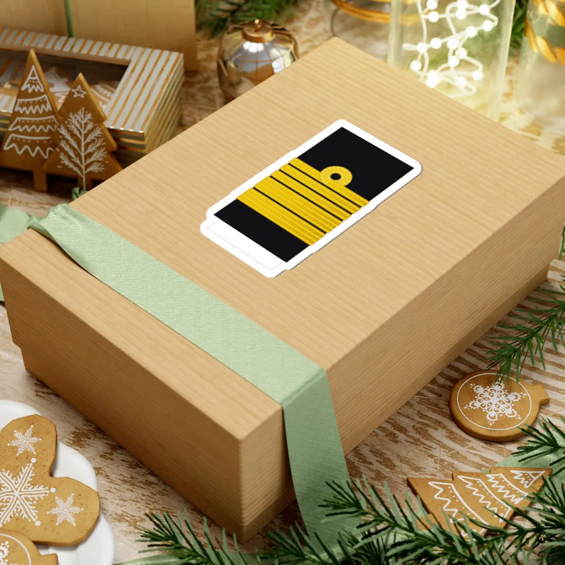 Imperial Japan Navy OF 9 sleeve (Japan) (Military Rank) STICKER Vinyl Kiss-Cut Decal - The Sticker Space