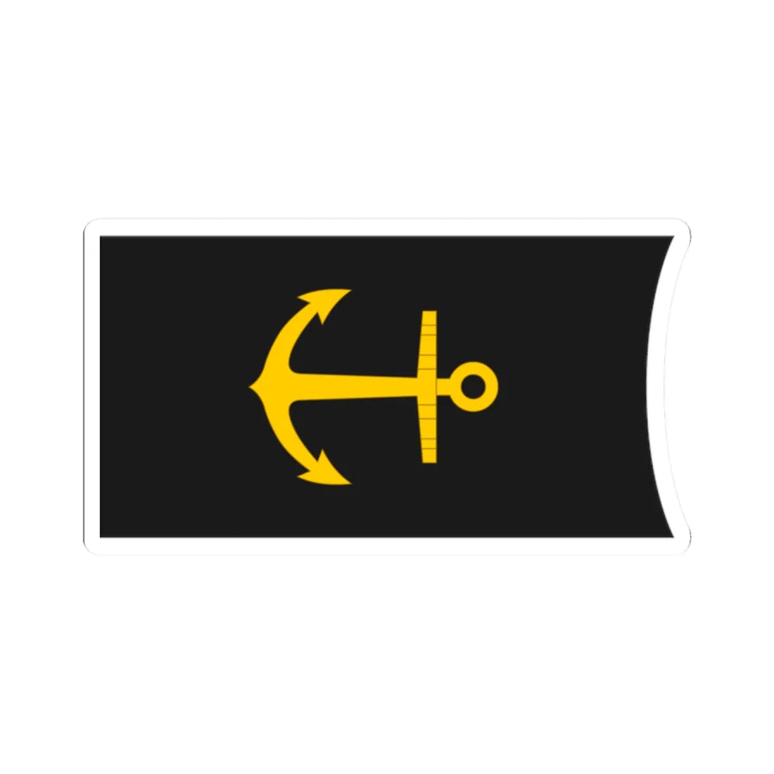 Imperial Japan Navy OF D collar (Japan) (Military Rank) STICKER Vinyl Kiss-Cut Decal 2 Inch White - The Sticker Space