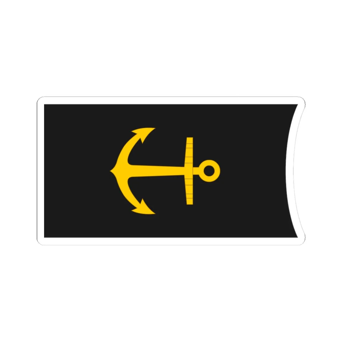 Imperial Japan Navy OF D collar (Japan) (Military Rank) STICKER Vinyl Kiss-Cut Decal 3 Inch White - The Sticker Space