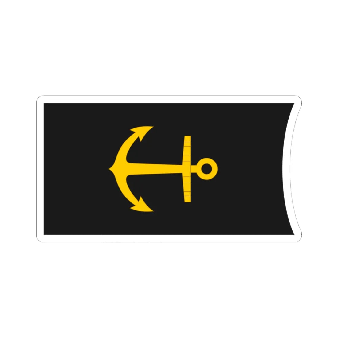 Imperial Japan Navy OF D collar (Japan) (Military Rank) STICKER Vinyl Kiss-Cut Decal 4 Inch White - The Sticker Space