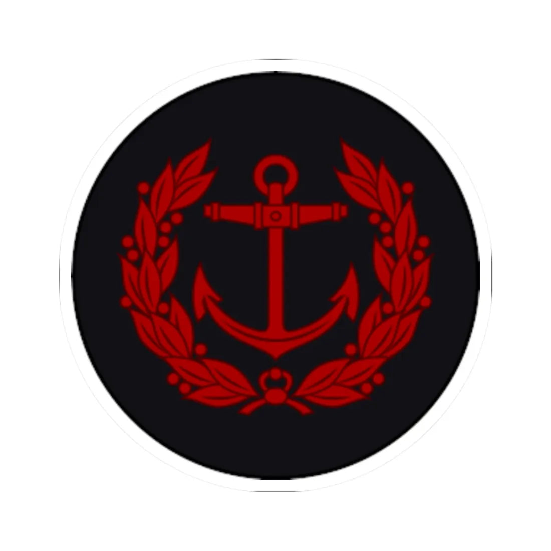 Imperial Japan Navy OR 4 old (Japan) (Military Rank) STICKER Vinyl Kiss-Cut Decal 2 Inch White - The Sticker Space