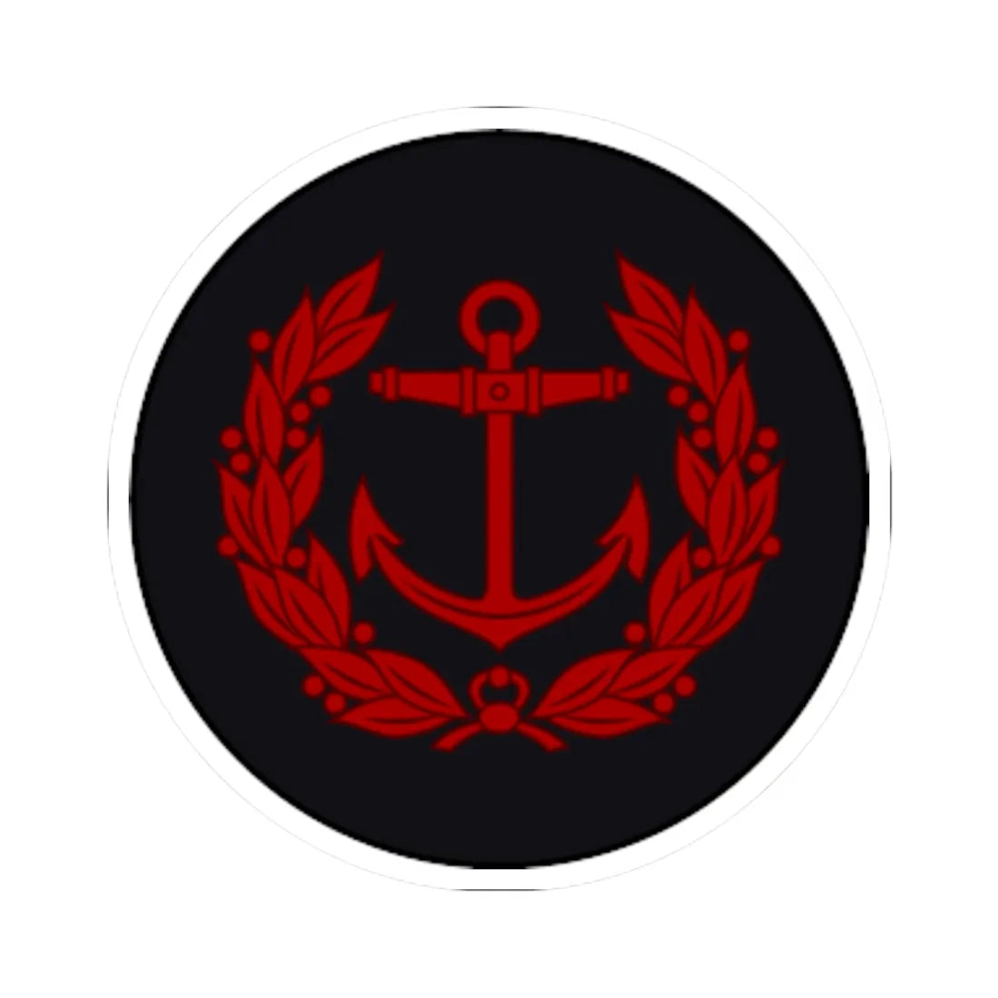 Imperial Japan Navy OR 4 old (Japan) (Military Rank) STICKER Vinyl Kiss-Cut Decal 4 Inch White - The Sticker Space