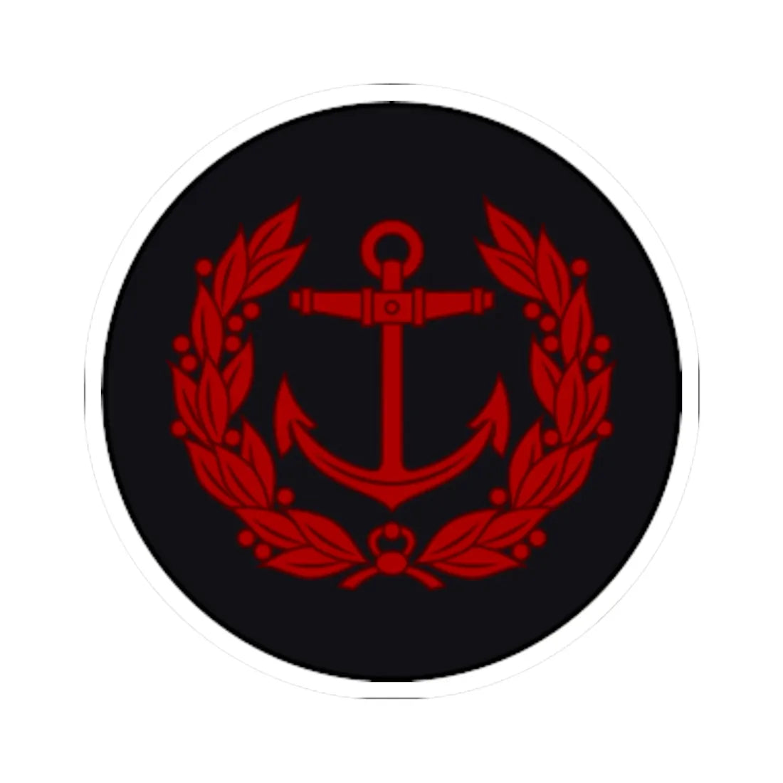 Imperial Japan Navy OR 4 old (Japan) (Military Rank) STICKER Vinyl Kiss-Cut Decal 6 Inch White - The Sticker Space