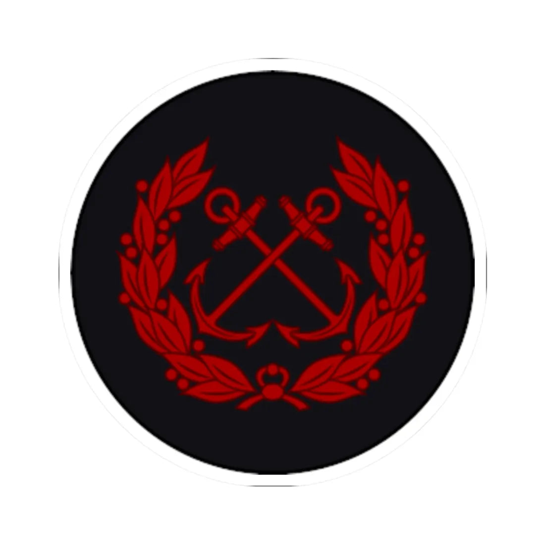 Imperial Japan Navy OR 5 old (Japan) (Military Rank) STICKER Vinyl Kiss-Cut Decal 2 Inch White - The Sticker Space