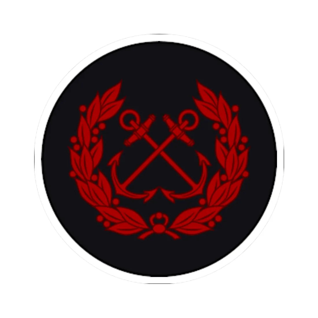 Imperial Japan Navy OR 5 old (Japan) (Military Rank) STICKER Vinyl Kiss-Cut Decal 3 Inch White - The Sticker Space