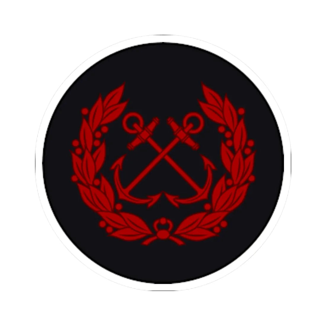 Imperial Japan Navy OR 5 old (Japan) (Military Rank) STICKER Vinyl Kiss-Cut Decal 4 Inch White - The Sticker Space