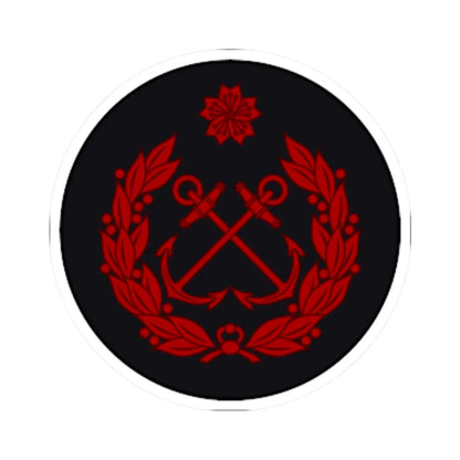 Imperial Japan Navy OR 6 old (Japan) (Military Rank) STICKER Vinyl Kiss-Cut Decal 3 Inch White - The Sticker Space