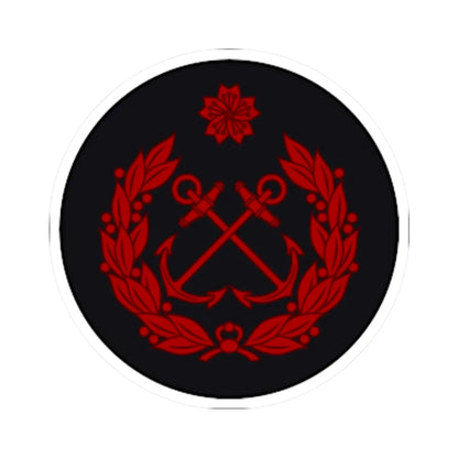 Imperial Japan Navy OR 6 old (Japan) (Military Rank) STICKER Vinyl Kiss-Cut Decal 4 Inch White - The Sticker Space