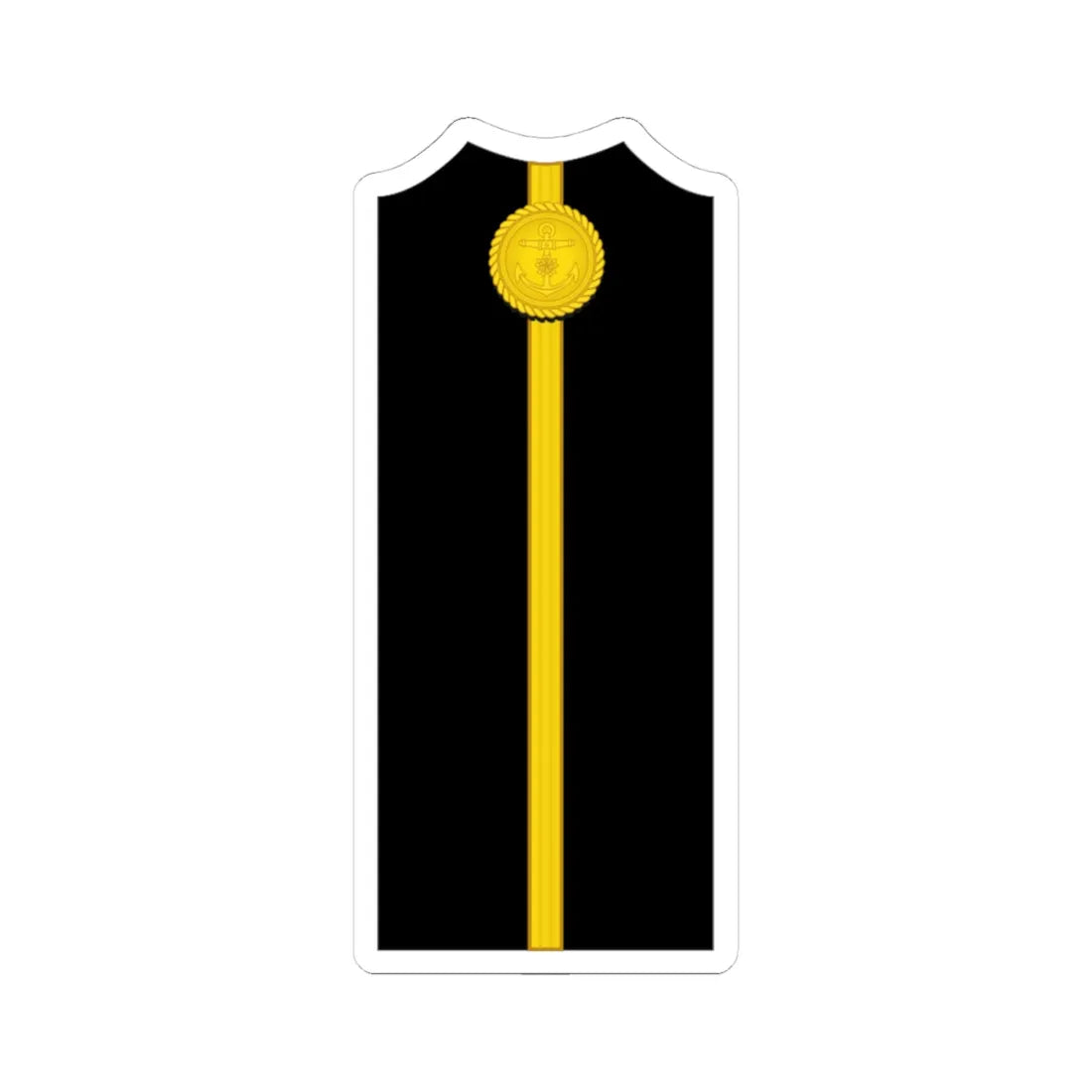 Imperial Japan Navy Warrant Officer shoulder (Japan) (Military Rank) STICKER Vinyl Kiss-Cut Decal 4 Inch White - The Sticker Space