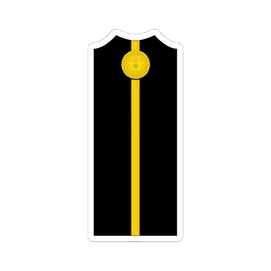 Imperial Japan Navy Warrant Officer shoulder (Japan) (Military Rank) STICKER Vinyl Kiss-Cut Decal 6 Inch White - The Sticker Space