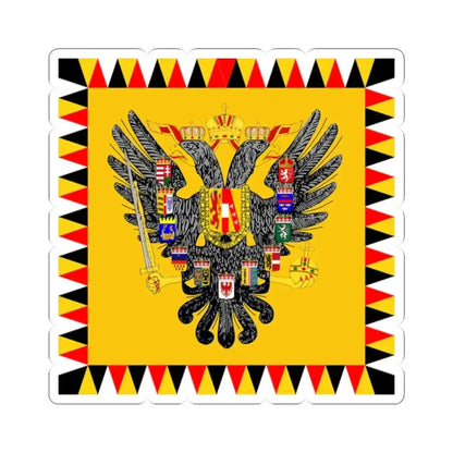 Imperial Standard of Austria 1828-Late 19th Century (Austria) STICKER Vinyl Kiss-Cut Decal 2 Inch White - The Sticker Space