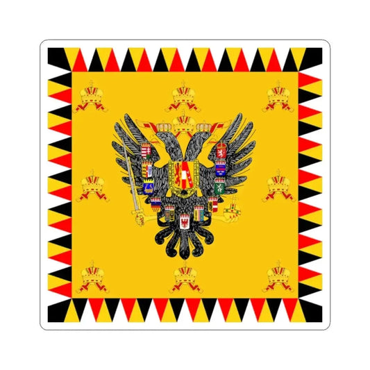 Imperial Standard of Austria-Hungary Before 1915 (Austria) STICKER Vinyl Kiss-Cut Decal 2 Inch White - The Sticker Space