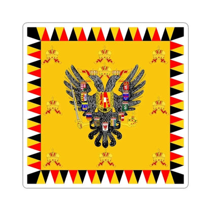 Imperial Standard of Austria-Hungary Before 1915 (Austria) STICKER Vinyl Kiss-Cut Decal 4 Inch White - The Sticker Space