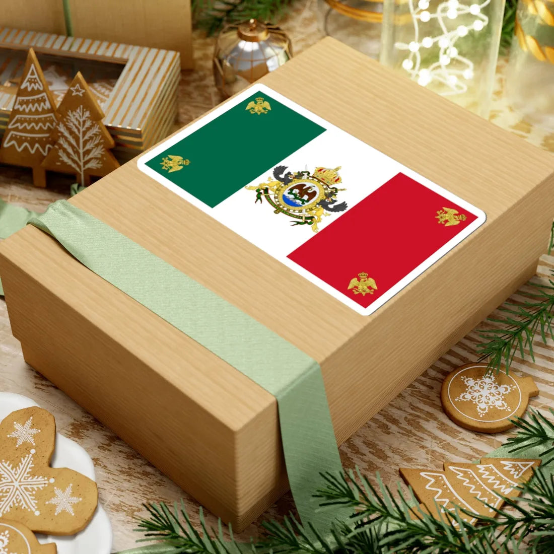 Imperial Standard of Mexico 1864-1867 (Mexico) STICKER Vinyl Kiss-Cut Decal - The Sticker Space