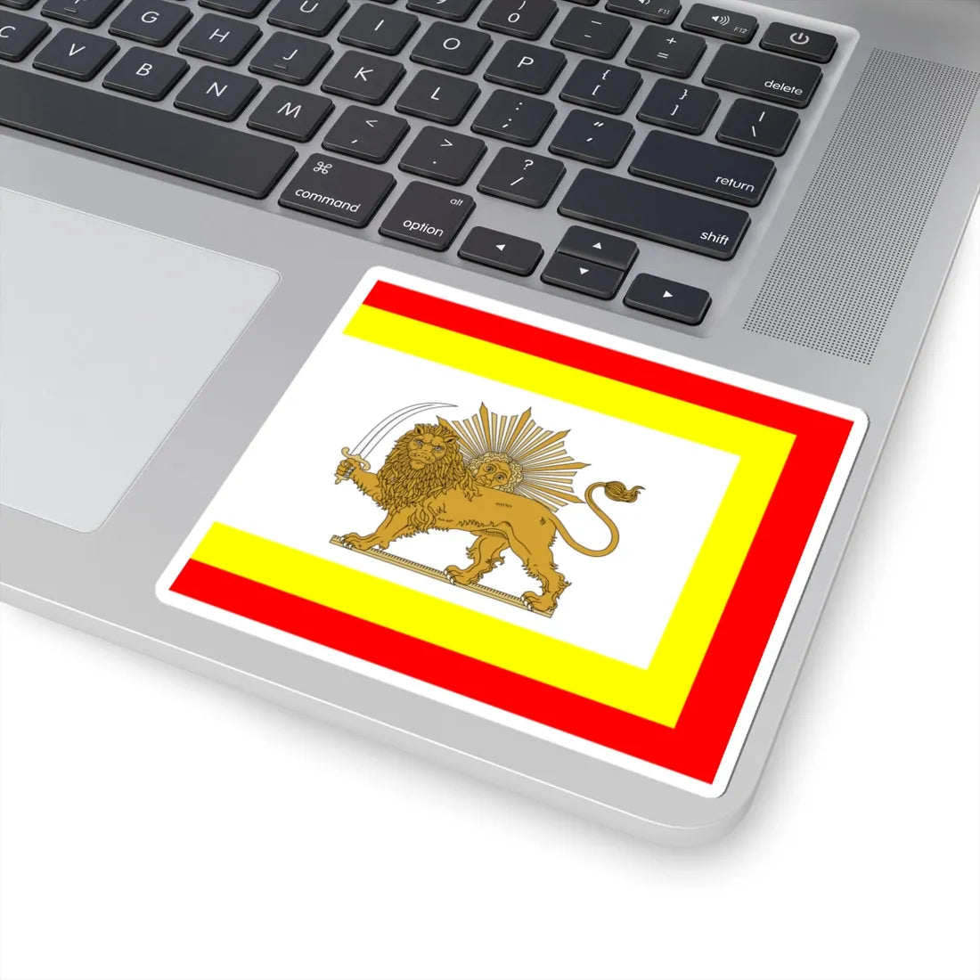 Imperial Standard of Persia 1906-1910 (Iran) STICKER Vinyl Kiss-Cut Decal - The Sticker Space