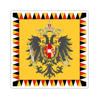 Imperial Standard of the Austrian Empire 1815-1866 (Austria) STICKER Vinyl Kiss-Cut Decal 3 Inch White - The Sticker Space