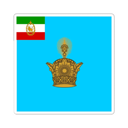 Imperial Standard of the Shah of Persia1926-71 (Iran) STICKER Vinyl Kiss-Cut Decal 6 Inch White - The Sticker Space