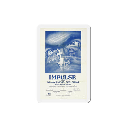 Impulse 1974 Movie Poster Die-Cut Magnet-3 Inch-The Sticker Space